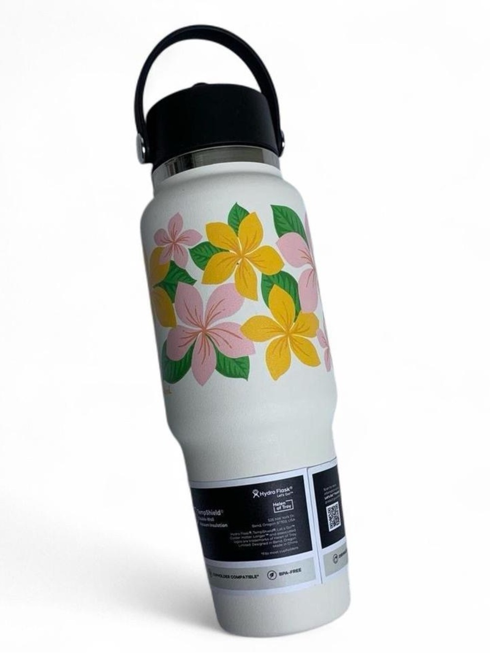 Limited Edition Garden Plumeria Tropical 32oz Kawaii Hydro Flask